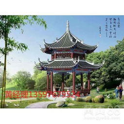 【貴陽彝族仿古門樓設計圖紙,修文縣仿古游廊建筑施工】-