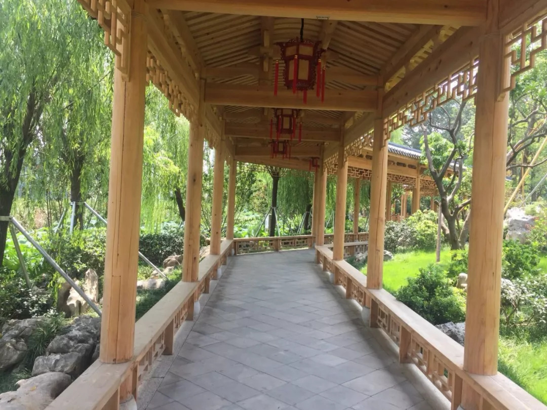 景觀長廊 古建工程與園林綠化的完美融合